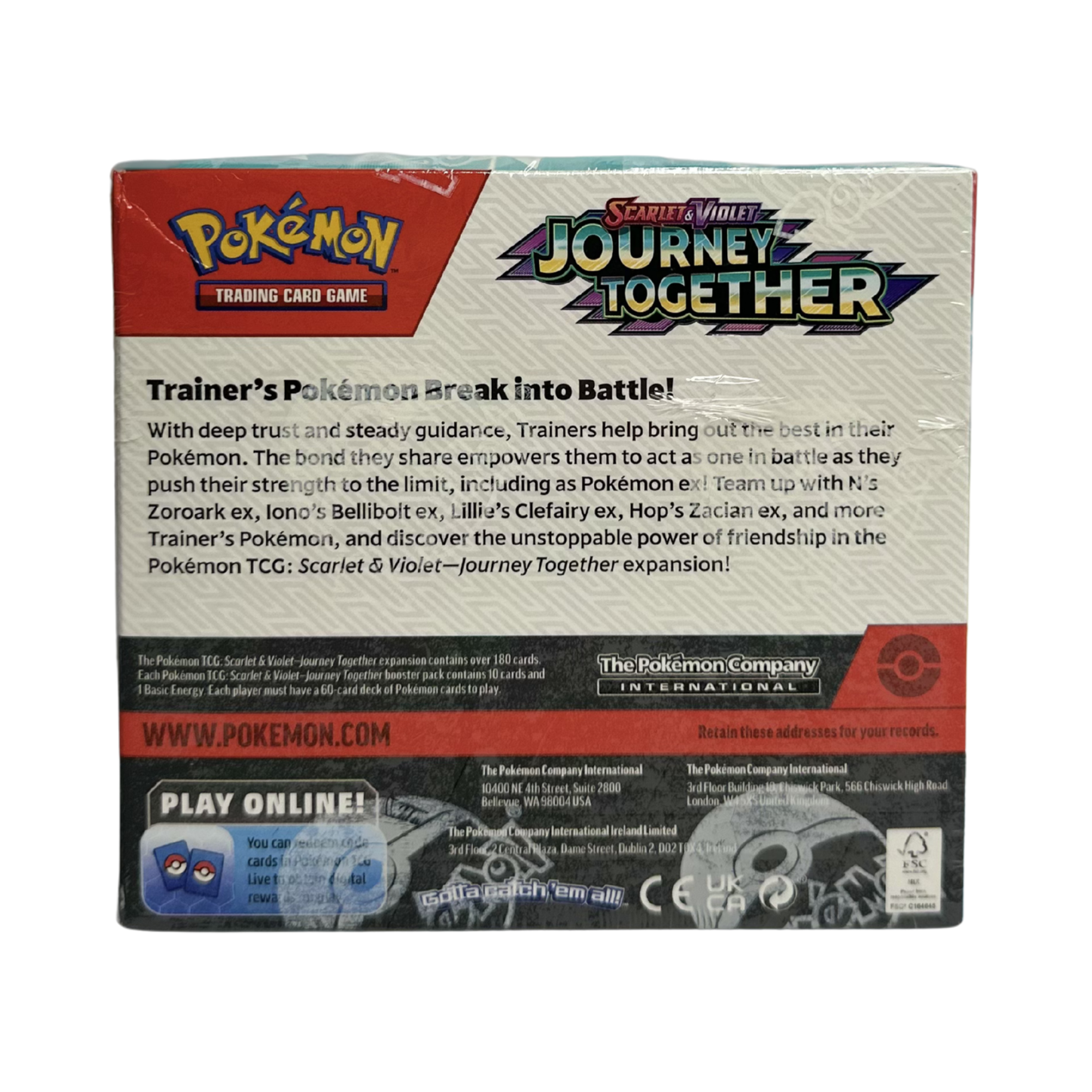Pokémon TCG - Journey Together Enhanced Booster Box