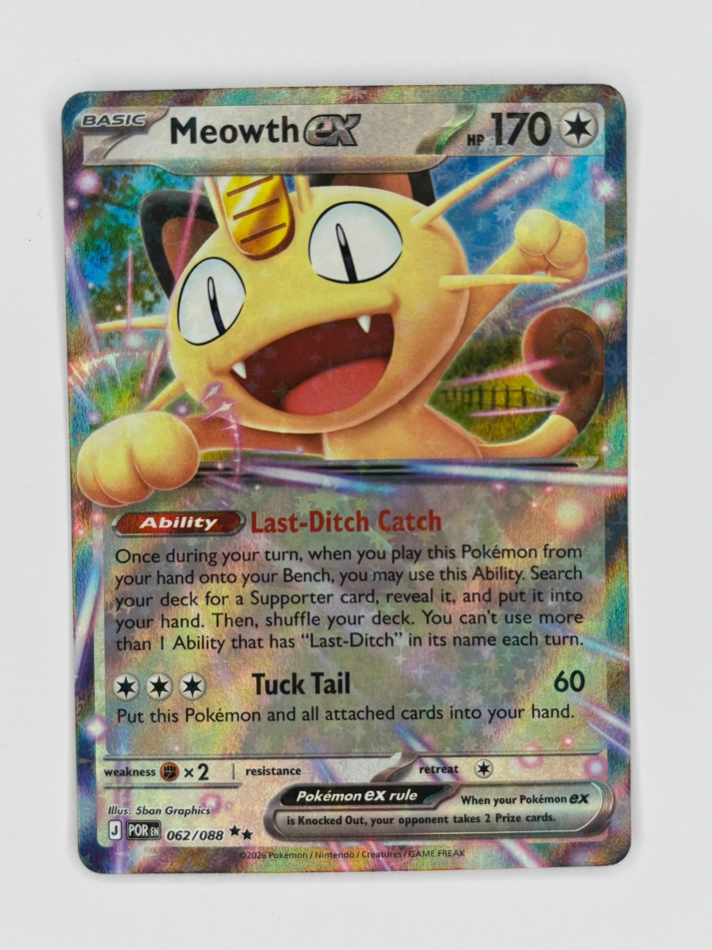 Meowth ex - Perfect Order 062/088