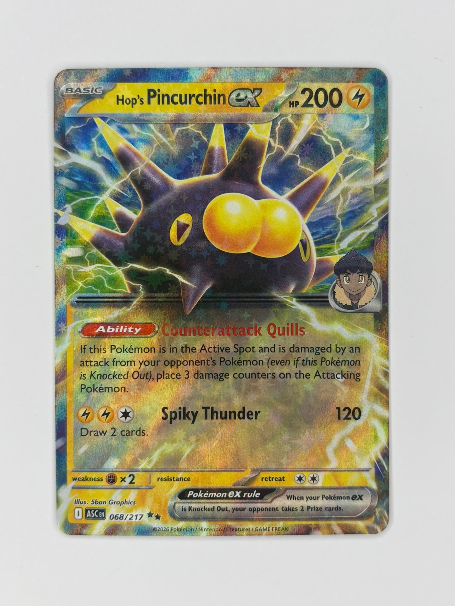 Hop's Pincurchin ex - Ascended Heroes 068/217