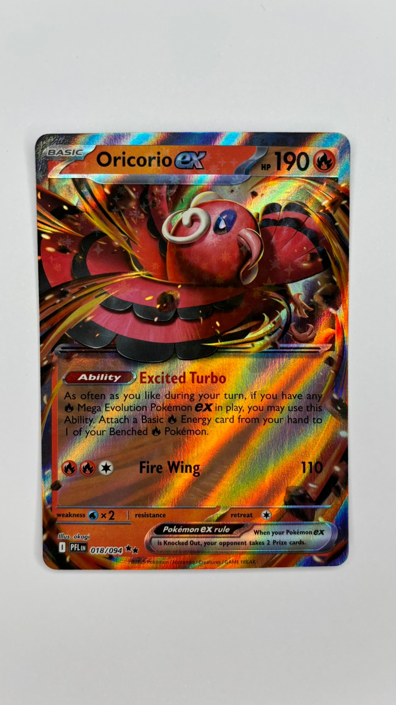 Oricorio ex - Phantasmal Flames 018/094