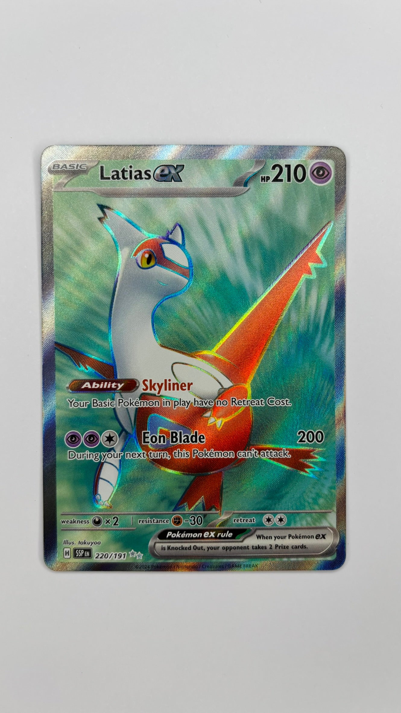 Latias ex	- Surging Sparks 220/191