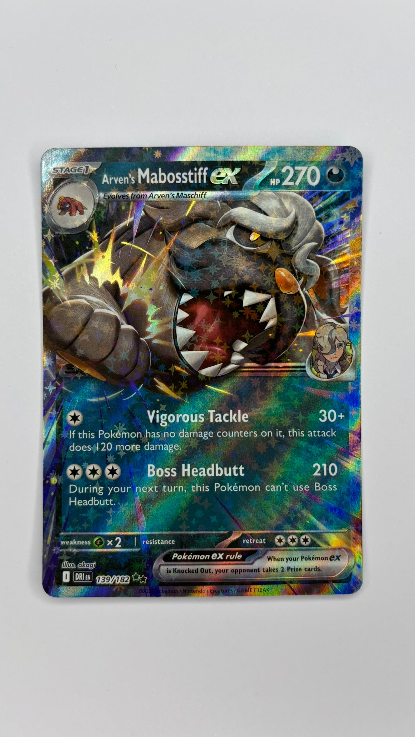 Arven's Mabosstiff ex - Destined Rivals 139/182