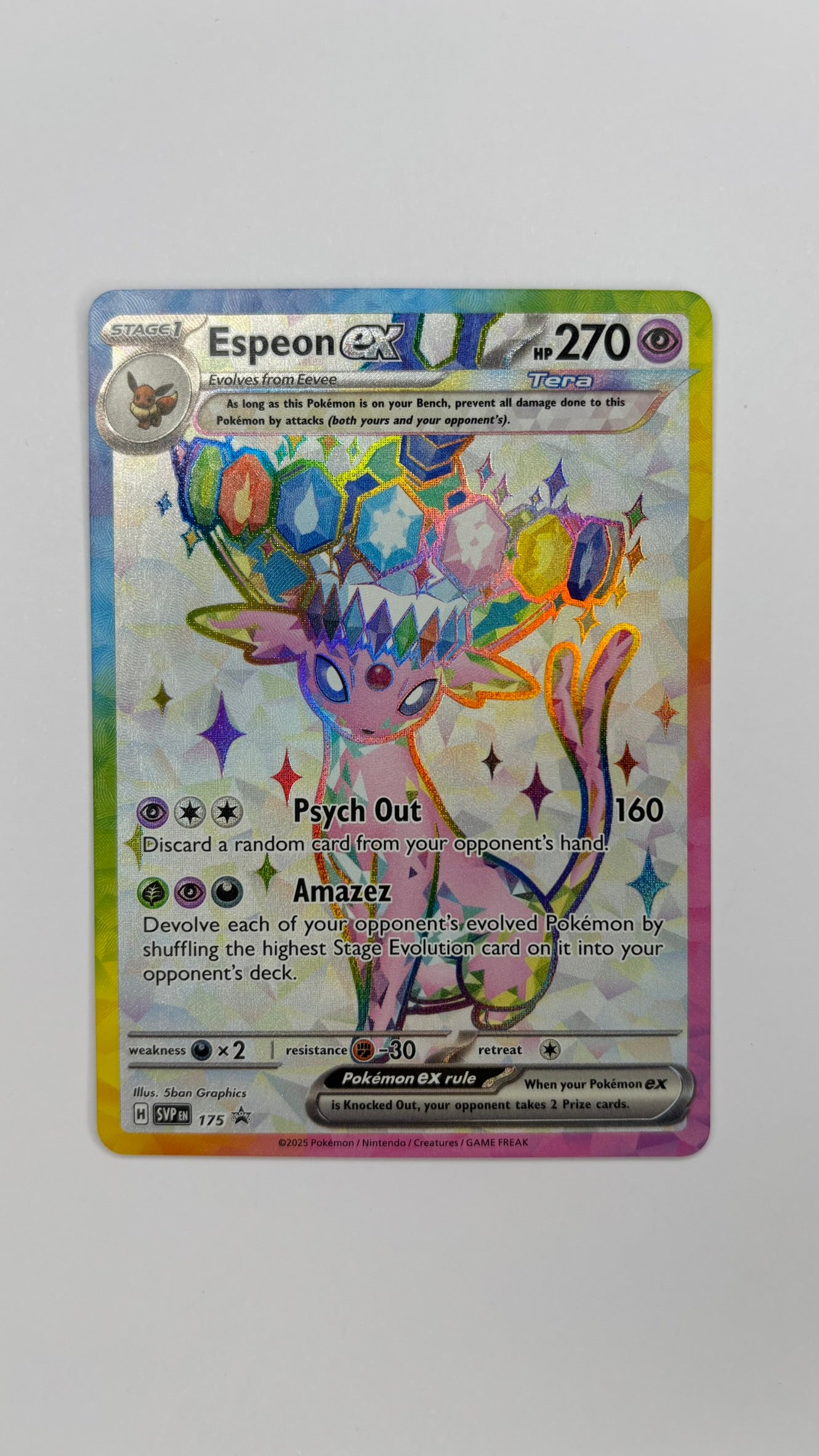 Espeon ex - Scarlet & Violet Promo SVP 175