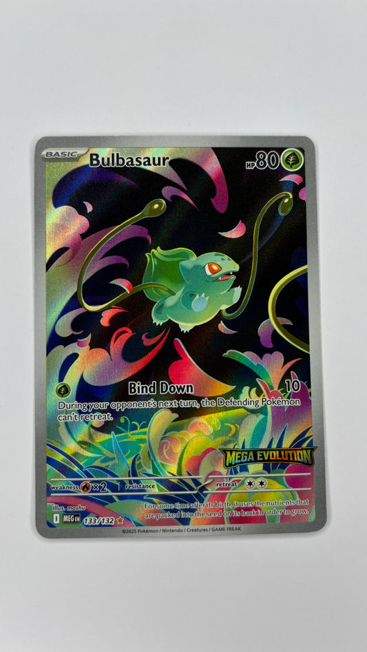 Bulbasaur (Mega Evolution Stamped Promo) - Mega Evolution 133/132